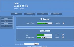 Remote access sensor page