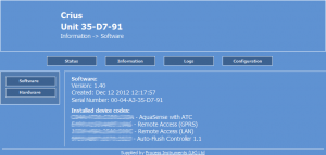 Remote access software information page