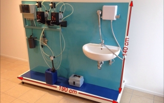 Chlorine Dioxide Analyser and Biofilm Monitor Dosing Skid